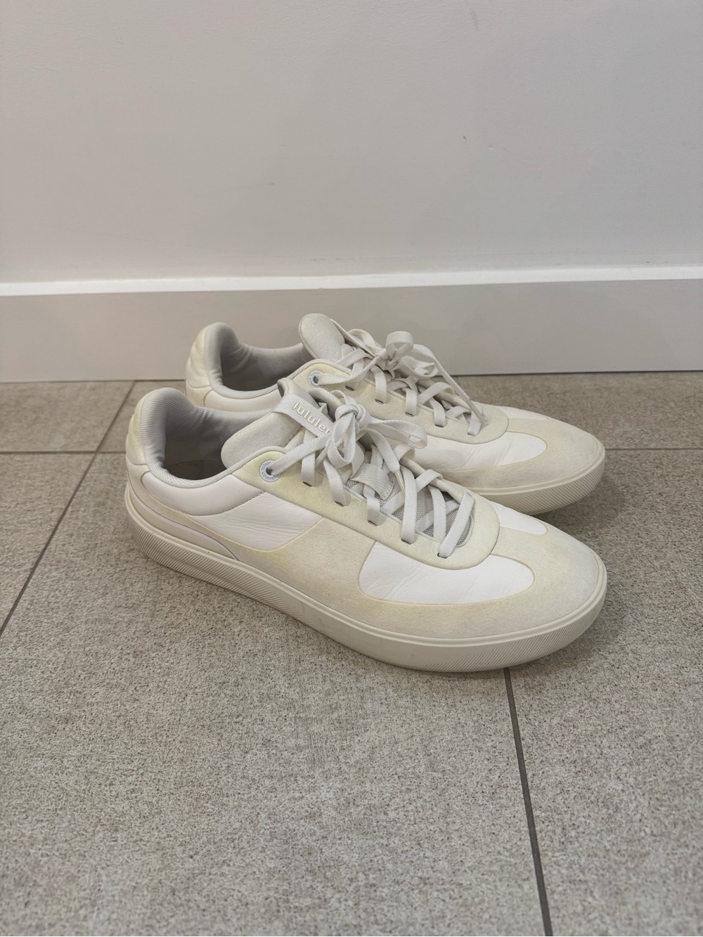 Men's Cityverse Casual White/Cream Low-Top Sneakers size 11